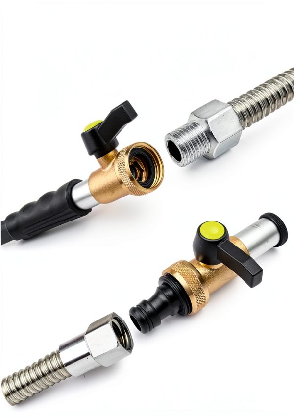 Extendable Jet Nozzle Power Washer CONGDAREN 2-in-1 18‑32″ Hose Black-2