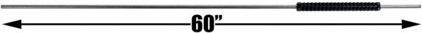 Giant 60in Steel Pressure Washer Wand with 12in Adjustable Grip-1