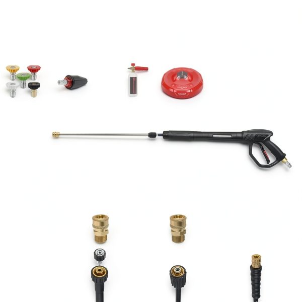YAMATIC Pressure Washer Gun Wand Swivel 3/8" Plug M22 Coupler-6