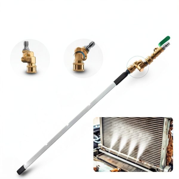 Cleaning Wand Sakerplus 24" Radiator Tool Silver High‑Pressure-4