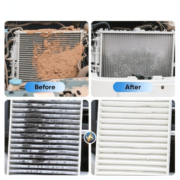 Cleaning Wand Sakerplus 24" Radiator Tool Silver High‑Pressure-3