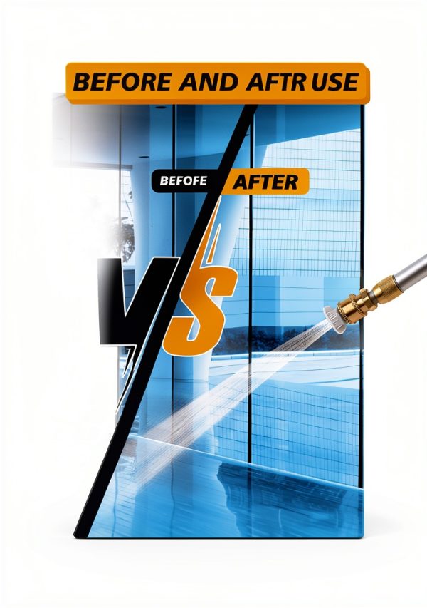 Extendable Jet Nozzle Power Washer CONGDAREN 2-in-1 18‑32″ Hose Black-3