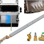 Radiator Cleaning Wand with 1/4''Quick Coupler,Dual Purpose RadiatorFlush Kit for Pressure Air Pump & Pressure Washer, Portable RadiatorCleaner for Car Trucks-0