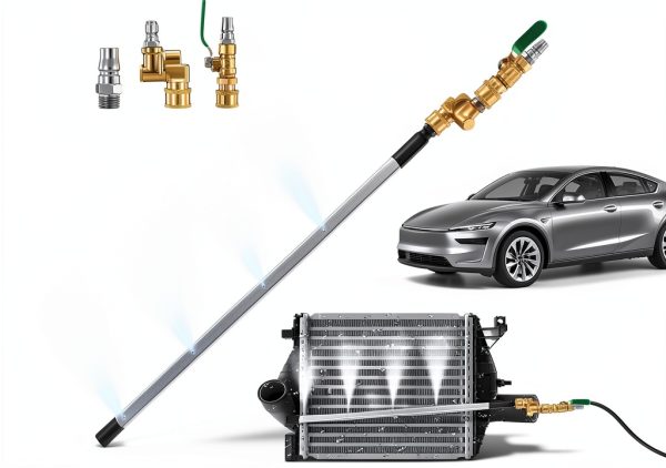 Cleaning Wand Sakerplus 24" Radiator Tool Silver High‑Pressure-0