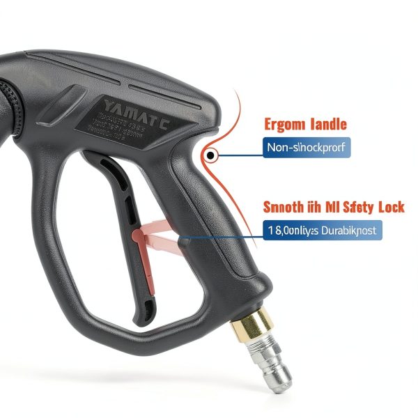 YAMATIC Pressure Washer Gun Wand Swivel 3/8" Plug M22 Coupler-2