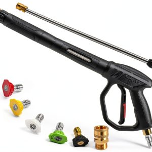 YAMATIC Pressure Washer Gun Wand Swivel 3/8" Plug M22 Coupler-0