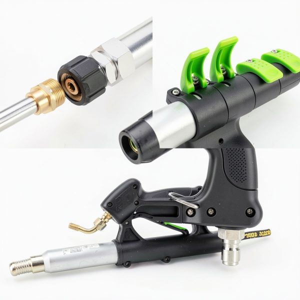 Pressure Washer Telescoping Wand REALYOU 24ft with 5 Nozzles & Brush-4