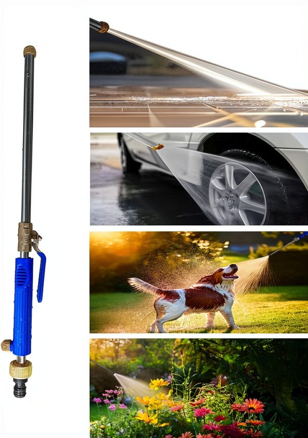 Jet Nozzle Hydro nozzle Power Washer Wand Hose Sprayer Attachment (Not an Electric Pressure Washer), Garden Hose Spray Tool for Car Wash, Patio, Window & Outdoor Cleaning-2