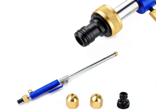 Jet Nozzle Hydro nozzle Power Washer Wand Hose Sprayer Attachment (Not an Electric Pressure Washer), Garden Hose Spray Tool for Car Wash, Patio, Window & Outdoor Cleaning-5