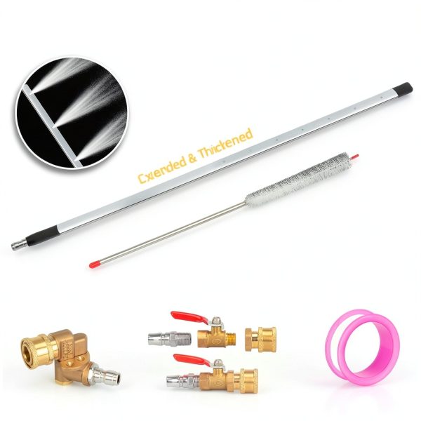 Radiator Pressure Washer Cleaning Wand 47" 4500PSI Tool by CenfeiTooL-1